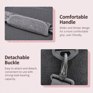 Bolsa de Transporte Portátil para Mascotas, para Gatos y Perros Pequeños, con Laterales Suaves, Malla Transpirable, Correas para Asiento de Coche y Almohadilla para el Hombro - Product Image 6