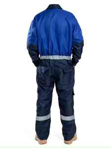 Ropa de Trabajo de Alta Visibilidad para Ingenieros Profesionales, Uniforme de Fibra de Bambú Transpirable, Conjunto Unisex para Trabajadores de la Construcción, Múltiples Tallas - Product Image 3