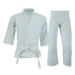 Uniforme de Karate de Tejido Simple – Uniforme de Judo para Niños, Adultos y Entrenamiento de Artes Marciales Unisex - Product Image 5