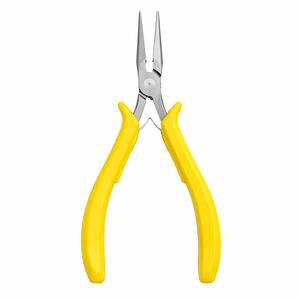 Pince à bec effilé de taille moyenne, en acier inoxydable de haute qualité, outil manuel professionnel léger pour la fabrication de bijoux de précision et la réparation électronique - Product Image 3