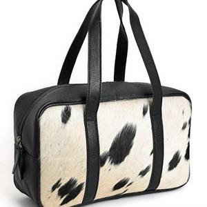 RIMZA INDUSTRIES OEM กระเป๋าเดินทางหนังวัวคุณภาพสูงหรูหรา ปิดด้วยซิป จากโรงงานโดยตรง กระเป๋าออกกำลังกายขนาดเล็ก กระเป๋าเดินทางสุดสัปดาห์ - Product Image 2