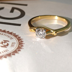 Anillo de Compromiso con Diamante Cultivado en Laboratorio de 2.0 Quilates, Certificado por IGI, para Mujer, Oro de 14K/18K, Joyería de Lujo para Boda, Regalo - Product Image 2