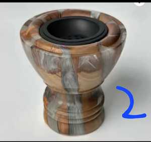 Encensoir artisanal en bois de santal et résine Bakhoor pour décoration religieuse, durable, ANAM OVERSEAS, porte-encens aromatique, parfum Oud Musc - Product Image 1