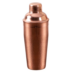 Coctelera Clásica de Acero Inoxidable con Recubrimiento de Cobre, Vaso Reutilizable Minimalista para Bebidas, Ideal para el Hogar y Fiestas - Product Image 4