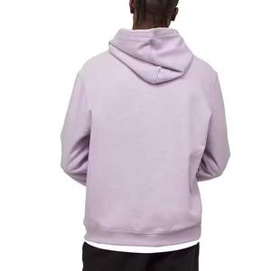 Sweat à capuche pour homme style classique 100% coton avec logo imprimé et brodé, streetwear, design avec poche, pull à capuche pour homme - Product Image 4