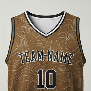 Uniforme de Baloncesto de la Mejor Calidad 100% Poliéster, Uniforme de Baloncesto Personalizado con Nuevo Diseño - Product Image 3