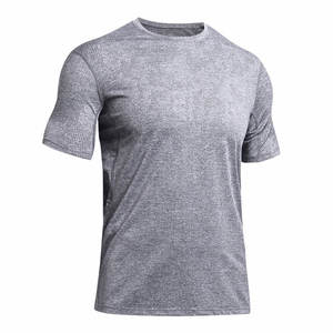 Camisetas deportivas de poliéster al por mayor para gimnasio, de secado rápido, transpirables, atléticas, para entrenamiento, tallas grandes, para hombre - Product Image 2