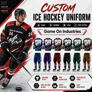 Good Quality Wholesale Rate Custom Sublimated Team Wear High Quality Full Set Sublimated OEM ODM Service Ice Hockey Uniform - Product Image 1