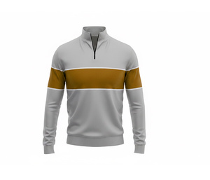 Active Fit Sublimation Quarter Zip Jacket Manufacturer <b>Men</b> Women Youth Sportswear Quick Dry Team <b>Pullover</b> - Product Image 5