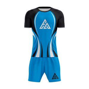 Tenue de football sublimée personnalisée fabriquée au Pakistan – Maillot et short de football – Créez votre propre design – Tenue d'équipe de football - Product Image 3