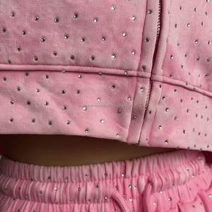 Chándal Unisex con Pedrería, Talla Grande, con Capucha, Personalizado, OEM, Venta al Por Mayor - Product Image 4