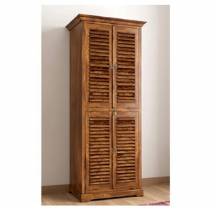 Modern 4-door sliding <b>wardrobe</b> featuring central white glossy panels flanked by frosted glass side panels with black tree branch - Product Image 3