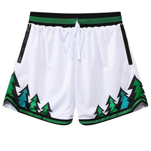 Pantalones Cortos de Baloncesto Unisex con Logotipo Personalizado, Bordado 3D, Impresión Digital, Secado Rápido, Malla de Poliéster Transpirable para Verano, Estampado Animal Único - Product Image 2