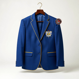 Royal Blue Sigma Gamma Rho Women's <b>Blazer</b> Custom <b>Button</b> Suit | SGRho Sorority Greater Service Greater Progress <b>Blazer</b> Hot Design - Product Image 4