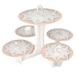 Soporte de Pastel de 2 Niveles Negro, Exhibidor de Postres Escalonado, Soporte para Cupcakes, Decoración de Mesa de Cocina Moderna y Sencilla para Bodas y Fiestas de Cumpleaños - Product Image 2