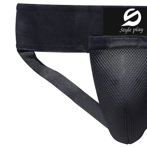 Protège-entrejambe de boxe de qualité supérieure, léger, durable, respirant, absorbant les chocs, fabriqué en cuir de vache véritable et PU, nouveau style - Product Image 3