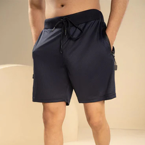 Shorts de sport décontractés pour hommes de haute qualité, personnalisés en polyester, séchage rapide, respirants, imprimés pour l'été et la plage - Product Image 2