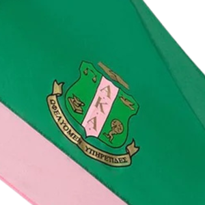 AKA Automatic Mini Hurricane <b>Umbrella</b> <b>Windproof</b> Folding Travel <b>Umbrella</b> Green Pink Embroidered Crest Compact Design - Product Image 6
