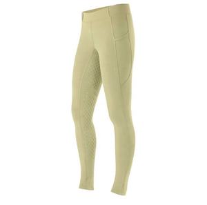 Pantalones de equitación de cintura alta para mujer con bolsillos para teléfono, pantalones largos de punto de nailon y elastano - Product Image 6