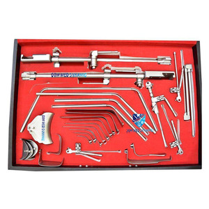 Retractor Thompson, juego completo, reutilizable, de acero inoxidable, instrumento quirúrgico ortopédico, retractor manual autoestático de DMD - Product Image 1