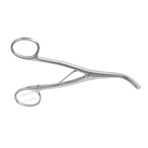 เครื่องขยายหลอดลมแบบทรูสโซ ขนาด 14 ซม. สำหรับผู้ใหญ่ ทำจากสแตนเลส ใช้สำหรับการขยายหลอดลม คีมขยายหลอดลม อุปกรณ์ผ่าตัดหู คอ จมูก - Product Image 3