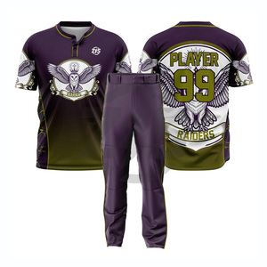 Uniforme de Béisbol Zersia International Raiders para Hombre, Adulto, Poliéster, Impresión por Sublimación, Transpirable, Diseño de Búho Verde y Blanco - Product Image 5