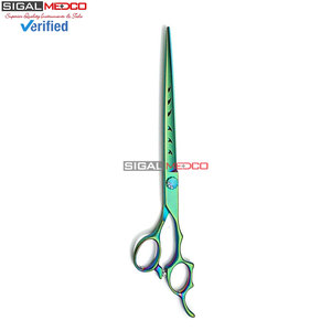 Curved Pet Grooming <b>Scissors</b> Professional Fur Shaping Styling Shears for <b>Dogs</b> Cats Precision Coat Trimming Grooming Tool - Product Image 4