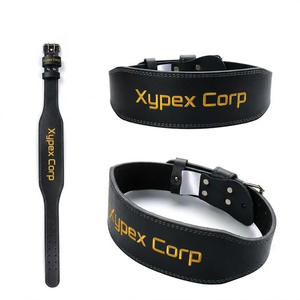 Cinturón de Levantamiento de Pesas de Cuero Resistente con Logotipo Personalizado, Ajustable, Transpirable, Acolchado Suave, Profesional, Antideslizante, de 6 mm de Grosor - Product Image 3