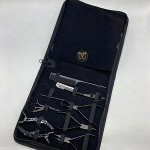 Black Matte Stainless Steel Anti Rust Hair <b>Extension</b> Plier – Micro Ring <b>Bead</b> Crimping Tool for Salon Professional Use - Product Image 6