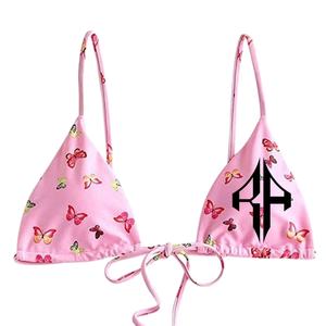 Maillots de bain pour femmes Ensembles de bikini de qualité supérieure Sublimation pour femmes Prix bon marché Couleur unie Logo personnalisé pour femmes - Product Image 3