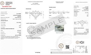 Diamante Redondo Cultivado en Laboratorio CVD de 4.50 CT, Certificado IGI/H VVS2, 10.49 MM, Blanco Puro, para Anillo de Compromiso o Promesa - Product Image 2