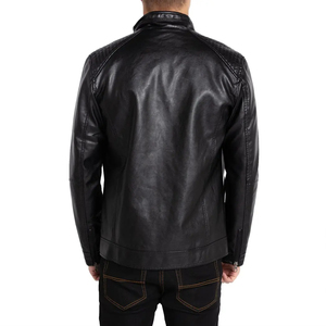 Fabricante Profesional de Chaquetas de Cuero Genuino para Hombre de Alta Calidad, Chaquetas de Cuero 100% Genuino para Hombre en Oferta - Product Image 3