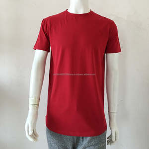 T-shirt pour homme de qualité supérieure, col rond, nouveau style, jersey uni personnalisé, motif uni, épaules tombantes, vente en gros, design vierge, logo personnalisé - Product Image 6