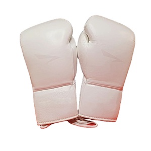100% Original PU cuir gants de boxe haute qualité robuste meilleure vente 16oz pour enfants couleur blanche fabriqué au Pakistan - Product Image 1