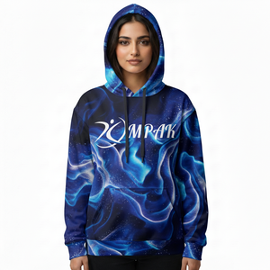 Hoodie unisexe surdimensionné de style streetwear d'hiver haut de gamme avec design brodé et sublimation intégrale pour un style décontracté - Product Image 1