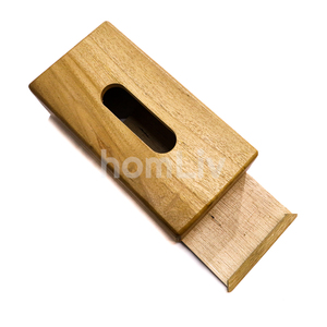 HandmadeTissue Box Rectangular Napkin Holder Natural <b>Teak</b> Wooden Sustainable Tissue Case Living Room Coffee <b>Table</b> Home Office - Product Image 4