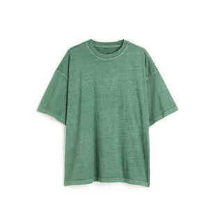 Camiseta de Manga Corta para Hombre, Fabricada en Fábrica, de Alta Calidad, Talla Grande, Tejido Terry Sólido, Secado Rápido, Transpirable, con Logotipo Personalizado, Cuello Redondo, 250g - Product Image 2