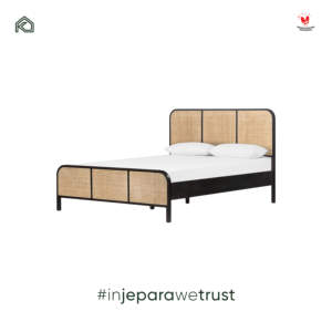 Modern Solid Teak Wood Comfortable Twin <b>Bed</b> <b>Frame</b> Scandinavian Bedroom Furniture Handmade Custom Hotel Villa Luxury - Product Image 6