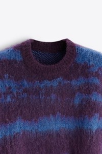 <b>Men's</b> Autumn Floral Pattern Breathable <b>Cardigan</b> Casual Knit Warm Soft Fashion <b>with</b> Front Logo - Product Image 3