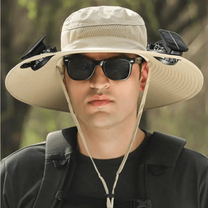 2025 nuovo cappello a doppio potere per ventilatore solare protezione solare cappello da pesca all'aperto con ventilatore ad energia solare - Product Image 4