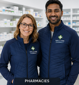 Men Women's Medical Softshell Quilted Polyester Jacket Healthcare Uniform Full Zip Hospital Staff Scrub OEM Private Label - Product Image 4