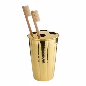 Stainless Steel <b>Toothbrush</b> Holder Silver Metal Eco-Friendly Two-piece Bathroom Accessory Rope Base Design Modern Home - Product Image 6