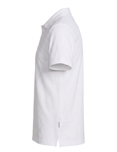 Mens Premium <b>White</b> Pique Cotton <b>Polo</b> Shirt Slim Fit Short Sleeve Casual Golf Tee High Quality Breathable - Product Image 2