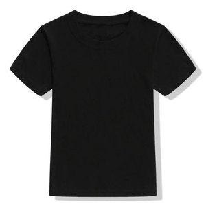 Camiseta de Manga Corta con Cuello Redondo para Hombre, Color Rojo Sólido, Informal, Tejido de Punto, 100% Algodón, Corte Regular, Teñido Liso - Product Image 3