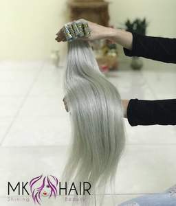 Extensions de cheveux à bandes adhésives en kératine italienne, 100% cheveux vierges vietnamiens Remy, 8-32 pouces, toutes les couleurs, style vague d'usine - Product Image 4
