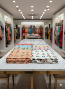 Tela de Algodón Popelina Peinada, Ligera, Transpirable, Ecológica, con Estampado Floral Sencillo y Elegante, para Vestidos de Niñas - Product Image 3