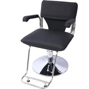 Sillón de Peluquería con Elegante Estructura de Acero Inoxidable y Bomba Hidráulica de Alta Resistencia, Silla de Barbería Moderna para Lavado de Cabello - Product Image 3