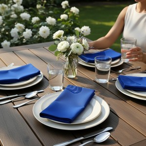 Premium Polyester <b>Cloth</b> <b>Table</b> Napkins for Home Hotel Restaurant Wedding Events Luxury Dining <b>Table</b> <b>Linen</b> Napkins - Product Image 2