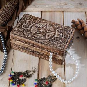 Custom Brass & Wooden Engraved Antique Storage <b>Box</b> For Jewelry <b>Keepsake</b> With Hinged Lid For Vintage Homedecor Wedding Gift <b>Box</b> - Product Image 4