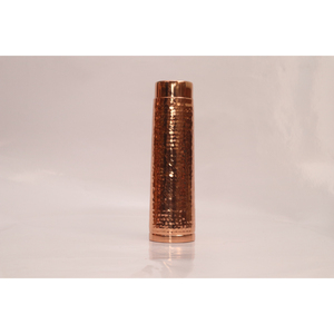 Pure Hammered Copper Water Bottle Ayurvedic Health Benefits Eco-Friendly Handcrafted Copper Vessel for Yoga Office & Gifting - Product Image 4